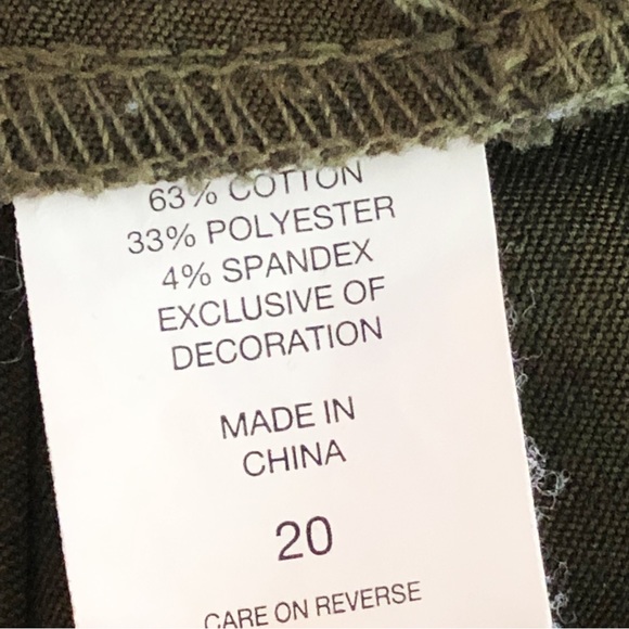 New York & Co. Soho Olive Green Crosby Slim Leg Ankle Jeans - Picture 10 of 14